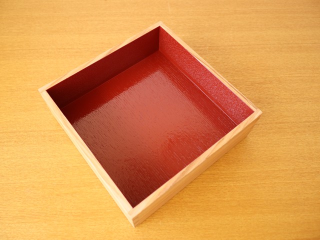 限定セールSALE 松屋漆器店 PAY マーケット - 雑貨のお店 セレクト・ペンギン|商品ロットナンバー:410182635 白木塗タモ6.0 一段重 内朱 の通販はau 超特価在庫