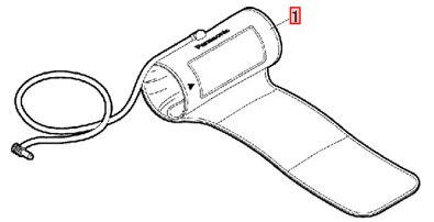 Panasonic パナソニック 血圧計用 圧迫帯組立品 永遠の定番 部品コード Ewbu76h7367 カフ