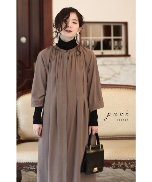 1月26日入荷 W M L 2l 3l Pave こだわり抜いたシルエット 流麗タックワンピースm L 2l 3l ワンピース Cawaii おしゃの通販はau Wowma ワウマ Cawaii 商品ロットナンバー