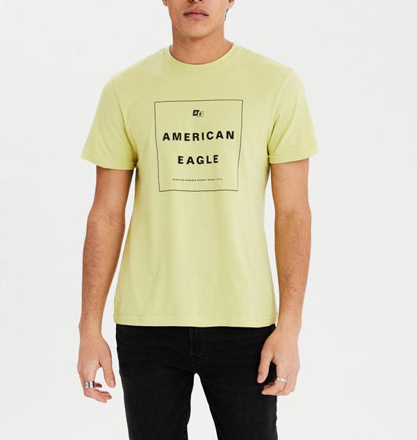 アメリカンイーグル Tシャツ 半袖 ロゴ メンズ Ae Short Sleeve Graphic T Shirt ライムイエロー 大きいサイズの通販はau Wowma ワウマ Kanaloa Au Wowma 店 商品ロットナンバー