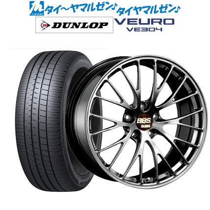 サマータイヤ ホイール4本セット BBS JAPAN RZ-D ダイヤモンドブラック(DB) 20インチ 8.5J ダンロップ VEURO ビューロ VE304 235/55R20 1