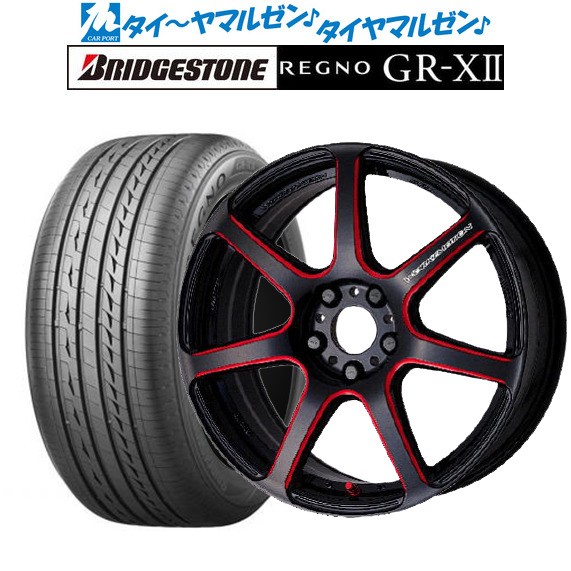 サマータイヤ ホイール4本セット ワーク エモーション T7R kurenai(BRM) 17インチ 7.0J ブリヂストン REGNO レグノ GR-XII(GR-X2) 215/45