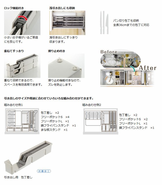 引き出し収納 包丁スタンド 包丁収納 リッチェル Richell トトノ 引き出し用 包丁差し キッチン用品 台所用品 キッチン収納 キッチン 収の通販はau Pay マーケット カモシカnet Au Pay マーケット店 商品ロットナンバー