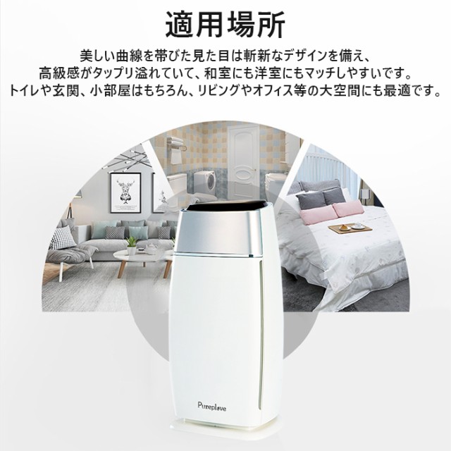 高評価在庫 空気清浄機 ホコリ除去 除菌 消臭 静音 ナイトライト付きの通販はau PAY マーケット - JCT STORE|商品ロットナンバー:472707439 小型 卓上 脱臭 多機能 ペット 殺菌 静音 花粉 高品質在庫