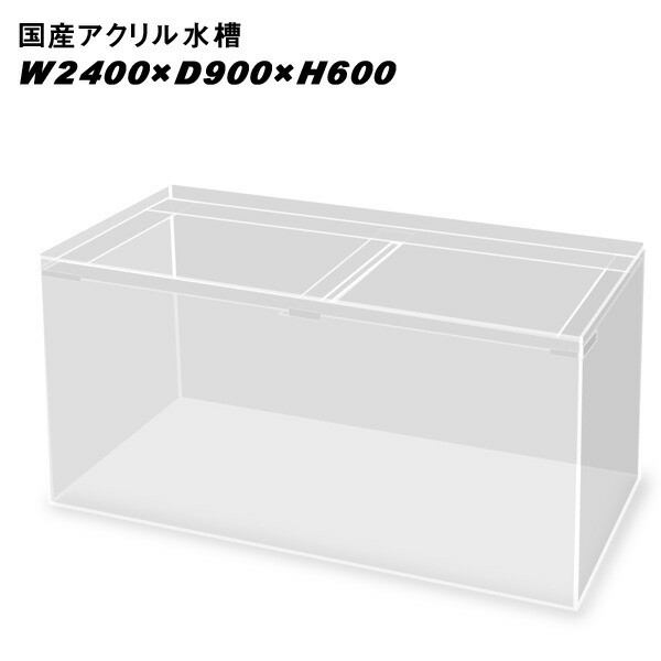 国産アクリル水槽w2400 D900 H600 板厚 周囲15mm底面13mm 重合接着 帯無し 同梱不可 送料要問い合わせ アクリル水槽 の 通販はau Pay マーケット 熱帯魚通販のネオス 商品ロットナンバー