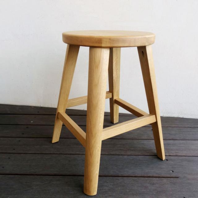 美しい スツール 木製スツール オーク無垢 天然木 おしゃれ ナチュラル カフェ風 北欧 ラウンド 丸 Www Flixel Org