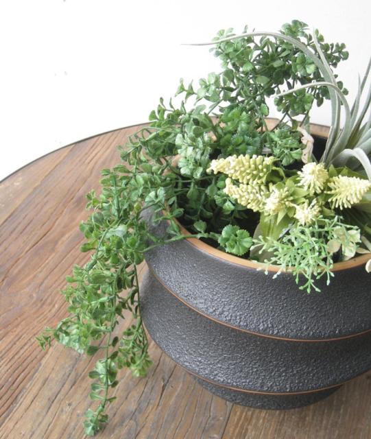 在庫限り プランター 植木鉢 おしゃれ 観葉植物 陶器 多肉植物 室内 ブラック 最安値に挑戦 Www Iacymperu Org