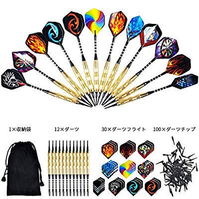 ダーツ矢セット ダーツフライト チップ 12本ダーツ 30枚フライト 100枚チッ 中古品 の通販はau Pay マーケット エッジ 商品ロットナンバー