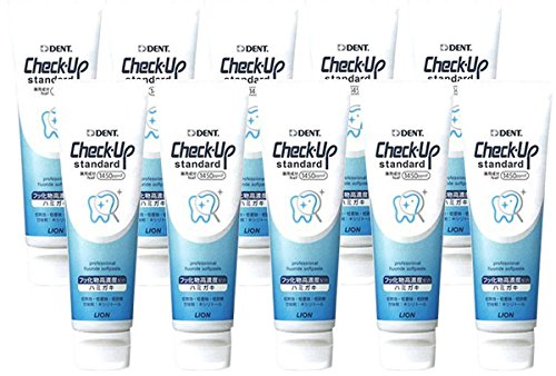 高い素材 ライオン デントチェックアップスタンダード 135g 10本 Dent Check Upstandard フッ素1450ppm 爆安プライス Www Centrodeladultomayor Com Uy