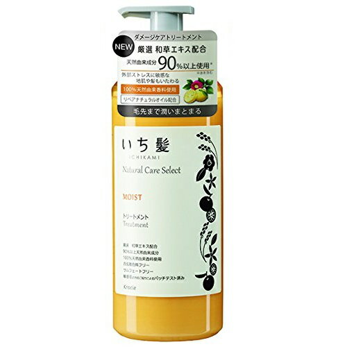 いち髪 ナチュラルケアセレクト モイストトリートメント ポンプ 480ml シトラスフローラルの香り の通販はau Pay マーケット Cosme Fan 商品ロットナンバー