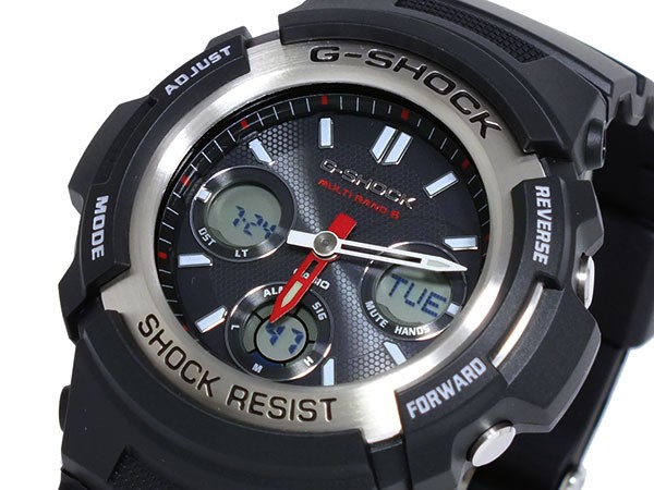 在庫限り 完売次第終了ぽっきりsale Casio カシオ G Shock Gショック 電波受信世界6局 マルチバンド6 タフソーラー Awg M100 1a ブラック アナデジ 腕時計 メンズ 海外輸入 Centrodeladultomayor Com Uy