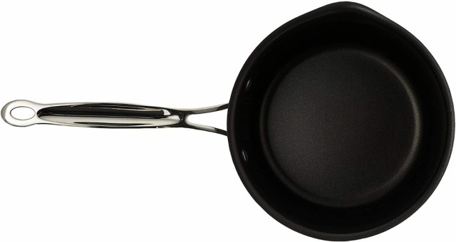 Cuisinart シェフズクラシック ノンスティック ハードアルマイト 4クォート シェフ用パン ヘルパーハンドルとガラスカバー付き（並行輸入品）