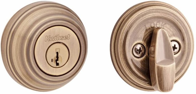 【在庫処分】 クイックセット シングルシリンダーデッドボルト Kwikset 99800-097 ドアロック, ASA エーエスエー 2bd9ba7e