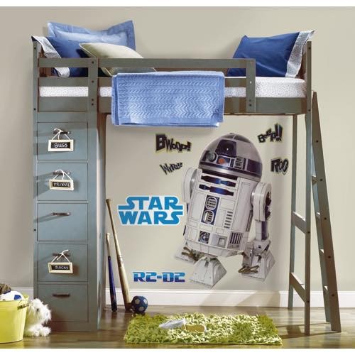 奇跡の再販 スターウォーズ ジャイアントステッカー R2 D2 Roommates Star Wars7523映画 ウォールステッカー インポート グッズ 輸入 壁紙 子供部屋 全日本送料無料 Farmerscentre Com Ng