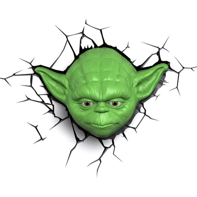 レビューで送料無料 3d Star Light スターウォーズ３ｄ Fx Star マーケット Wars Yoda Face 3d Deco Led Wall Light スターウォーズ３ｄ ヨダ デコ ライト 品質満点 925aac11 Merrilyorsini Com