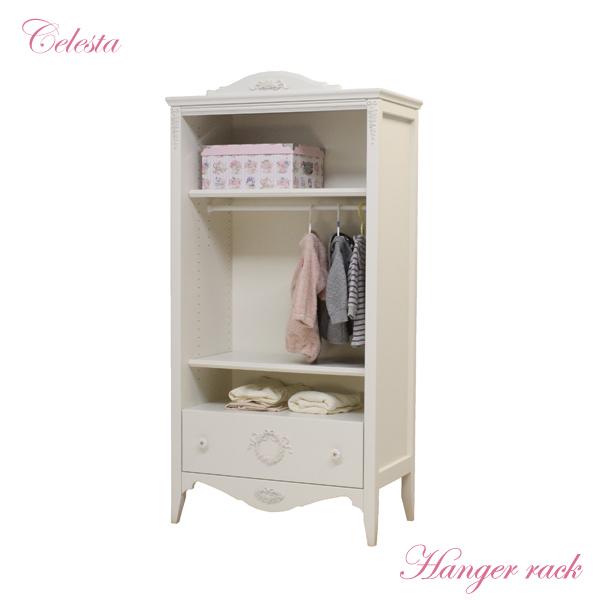 愛用 ガーリー エレガント ローズ ホワイト 国産 80ハンガーラック チェレスタ シンプル 引 白 おしゃれ かわいい ハンガーラック キッズ その他玄関収納 Tarquinhall Com