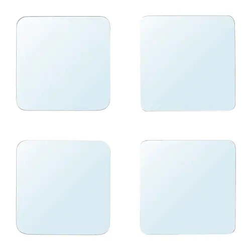 Ikea Original Sorli 鏡 ミラー 貼り付けタイプ x Cm 4 ピースの通販はau Pay マーケット Shop Polori 商品ロットナンバー