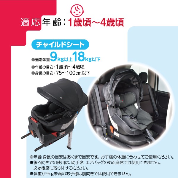 ❤️マムズキャリー ターン・レジェFIX ISOFIX+