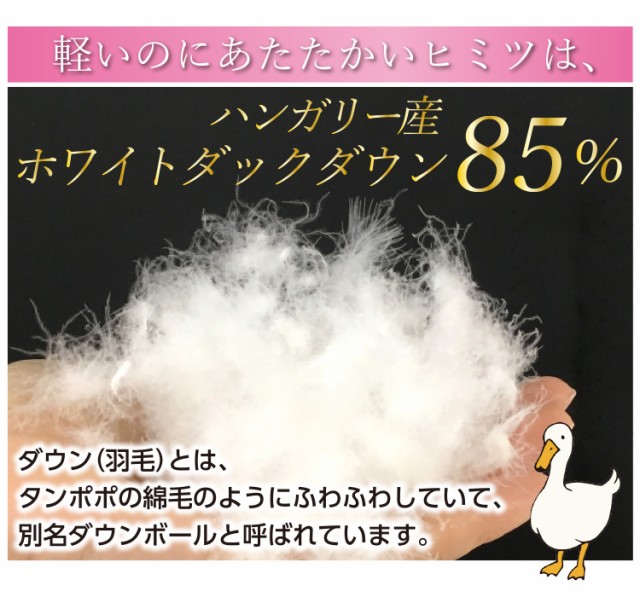 してくださ 羽毛布団 シングル ハンガリー産ホワイトダックダウン85％ 1.0kg 立体キルト エクセルゴールドラベル ダウンパワー350dp以上  TTC ロング の通販はau PAY マーケット - わらっておはよう｜商品ロッ します