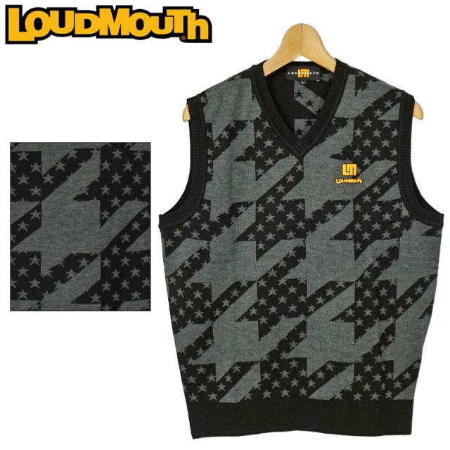 最新コレックション 日本規格 ラウドマウス メンズ Vネック ニット ベスト Black ブラック 998 新品 fw Loudmouth トップス 派手 Sep2 国際ブランド Bayounyc Com