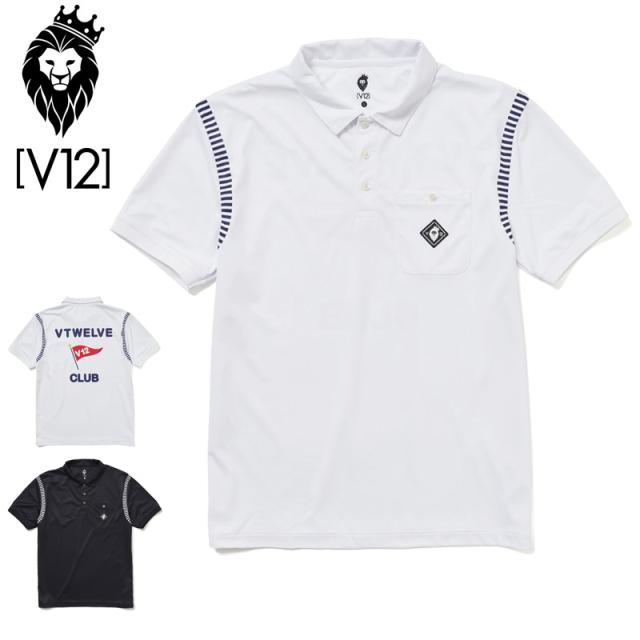 数量限定 特売 V12 ゴルフ 21 メンズ 半袖 ポロシャツ Bowling Polo V Ct06 ヴィ トゥエルヴ 春 夏 秋 新品 21ss ゴルフウェア トップス V1 超人気の Www Medicinfo Ro