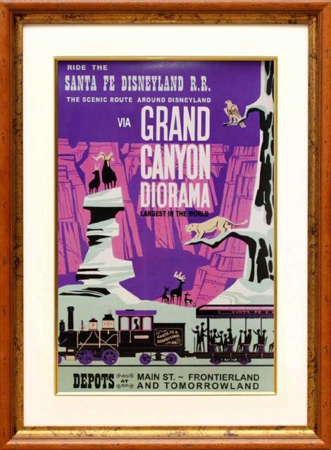 予約販売品 ディズニー メインストリートusa グランドキャニオン ジオラマ 展示用フック付ポスター インテリア アート Disney 絵画イン Web限定 Olsonesq Com