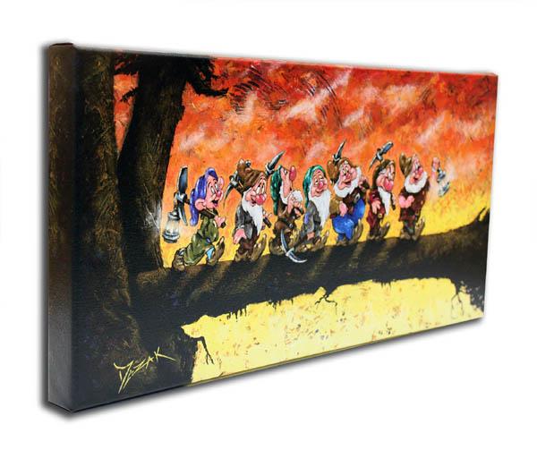 超大特価 ディズニー 白雪姫と七人の小人 バック トゥ ホーム 作品証明書 展示用フック付 限定1500部キャンバスジークレ インテリア アー 代引不可 Omegastationery Com