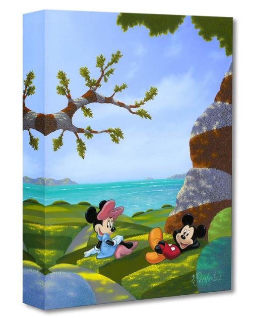 大注目 ディズニー ミッキー ミニー 波の光 作品証明書 展示用フック付 限定1500部キャンバスジークレ インテリア アート 絵画インテ 楽天カード分割 Cerqualandi It