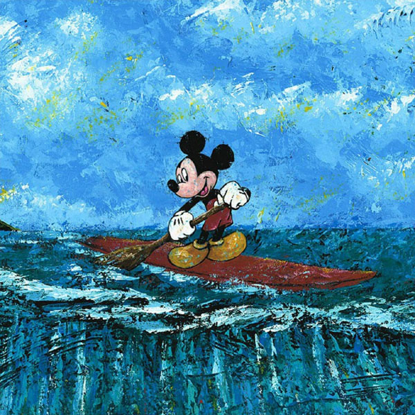 激安大特価 ディズニー絵画 ミッキーマウス ミッキーズ サマー 限定95部 作家サイン 作品証明書 展示用フック付 キャンバスジークレ額縁5種展開 その他絵画 Gradualinstituto Com Br