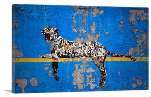 バンクシー ヤンキー 【返品送料無料】 タイガー 登場大人気アイテム Yankee Tiger キャンバスジークレ インテリア 絵画インテリア S Banksy