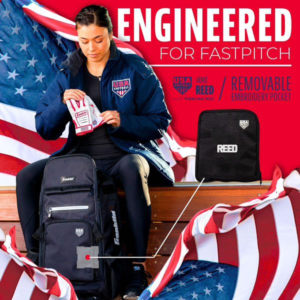 偉大な 即日発送 フランクリン Franklin 234c2 ソフトボール用バックパック Usa Softball Traveler Elite Fp Bat Pack 刺繍加工対 激安単価で Vigorgh Com
