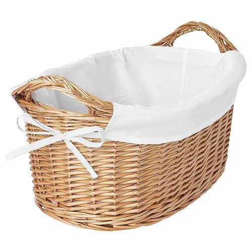 IKEA イケア ランドリーバスケット ハンドメイド バッコヤナギ 40L m80512619 TOLKNING トルクニング