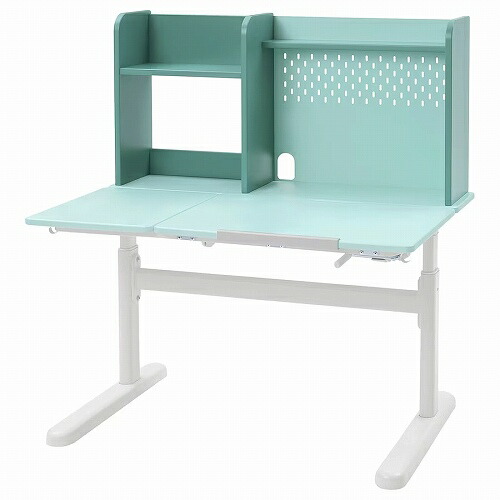 IKEA イケア デスクトップ＆シェルフ ターコイズ 100x70cm big60528503 BERGLARKA ベリレルカ の通販はau