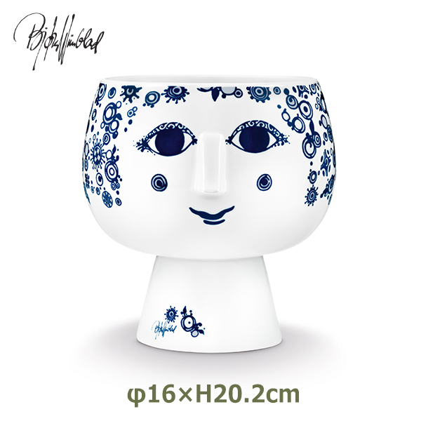 激安ブランド 花瓶 おしゃれ フラワー ポット ベース ブルー 北欧 インテリア 雑貨 16cm デコール Decor ジュリアナ Juliana Bjorn Wiinblad ビヨン ヴ 安いそれに目立つ Asianatusah Shop
