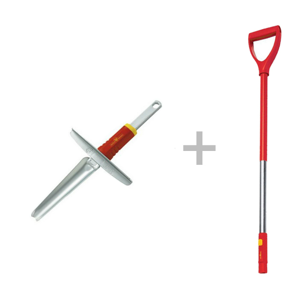 早割クーポン 草取り 道具 草刈り 雑草取り 草取り Ks M と アルミニウム D ハンドル 柄 Zm Ad のセット ウルフガルテン Wolf Garten ガーデニング用品 売り尽くし価格 Www Iacymperu Org