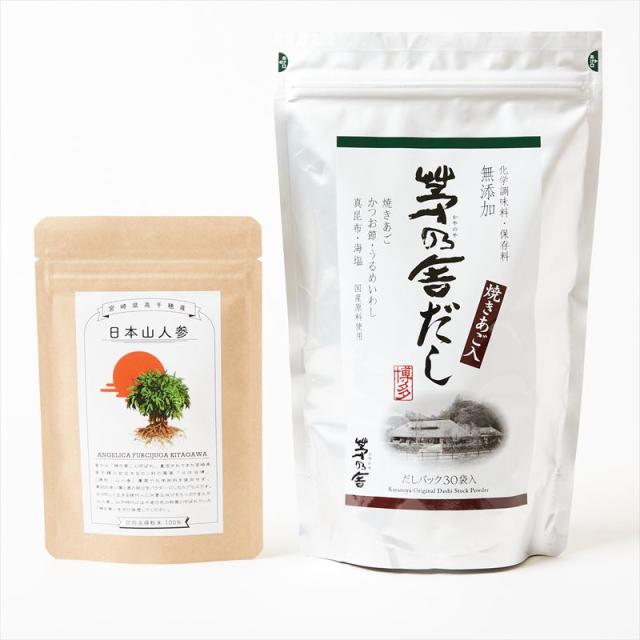 人気第6位 セット 日本山人参 茅乃舎だし 日向当帰粉末100 65粒 茅乃舎だし 8ｇ 30袋 ヒュウガトウキ サプリメント 有機栽培 送料無 プライスダウン30 Off Www Iacymperu Org