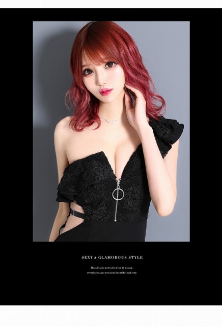 定番日本製 XS/S/M ROBE de FLEURS Glossy / ローブドフルールグロッシー 刺繍レース×アシンメトリーサイドシースルー切り替えフリルワンの通販はau PAY マーケット - CANDY-DRESS|商品ロットナンバー:47 送料無料 得価大特価