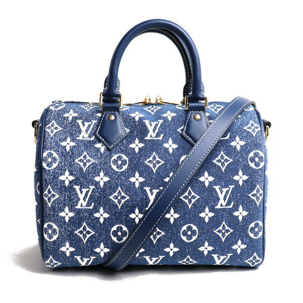 ★ ルイヴィトン LOUIS VUITTON デニム スピーディ・バンドリエール25 M59609 2Way ★【未使用品】【買取品】【質屋出店】