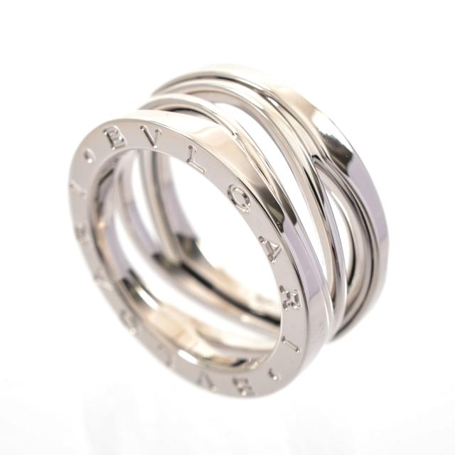 上品な A品 ブルガリ Bzero1レジェンド リング K18ホワイトゴールド 54 レディース 絶妙なデザイン