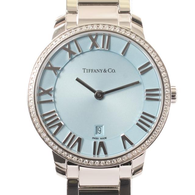 ティファニー アトラス 腕時計 ライトブルー レディース 中古a品 Www Naklet Com