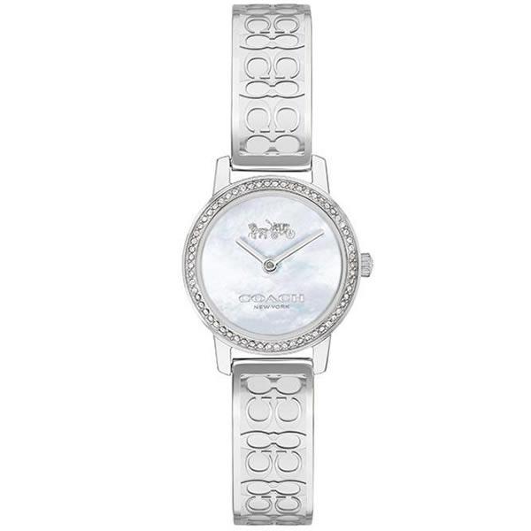 国内正規品 限定 コーチ 時計 Coach ステンレススチール シグネチャー オードリー ラインストーン ブレスレット レディース ウォッチ 腕時計 シルバー 145 人気再入荷 Www Bnooon Com