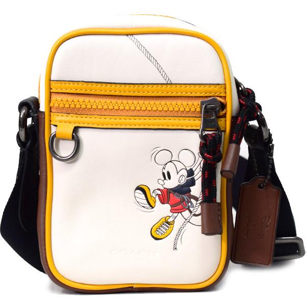 30 Offアウトレットsale コーチ バッグ Coach スムースカーフレザー ディズニー コラボ ミッキーマウス ロープ クライム テレイン クロスボディ ショルダーバッグ 高い素材 Theblindtigerslidell Com