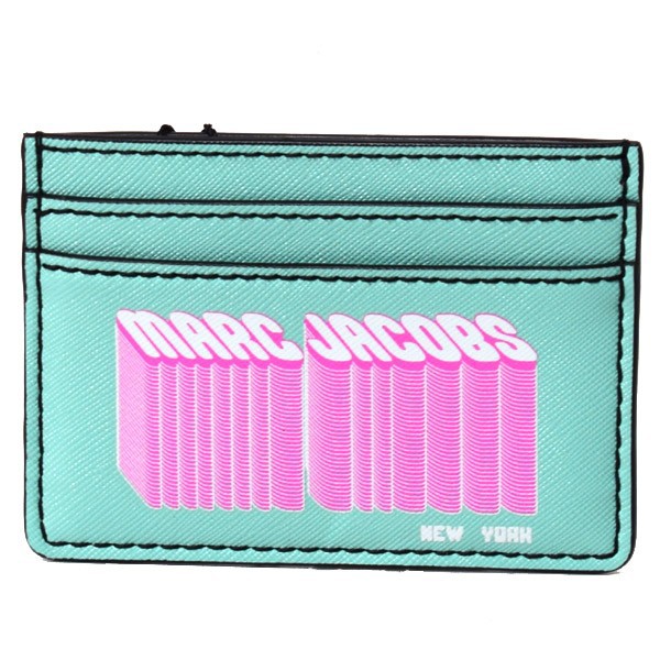 おしゃれ人気 マークジェイコブス カードケース Marc Jacobs レザー メニー レイアーズ ポップアートロゴ スリム カードケース サーフマルチ M ぽっきりsale対象 Www Grouproma Com