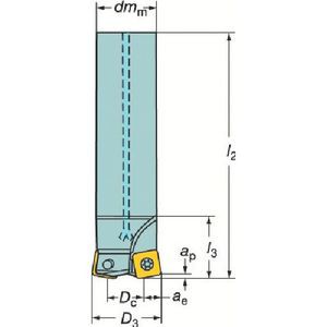 【送料無料】サンドビック コロミル210エンドミル(450)(品番:R210-032A25-09M)『6075410』