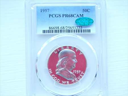 大特価特価 金貨 銀貨 硬貨 シルバー ゴールド アンティークコイン 1957-フランクリンハーフダラー PCGS PR68CAM CAC-シルバー-ブリリアント プルーの通販はau PAY マーケット - アンティークコイン専門店|商 安い特価