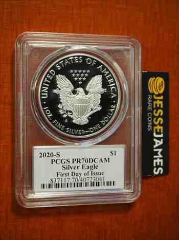 お得大得価 金貨 PROOF SILVER EAGLE PCGS PR70 DCAM FIRST DAY OF ISSUE GARY WHITLEY SIGの通販はau PAY マーケット - アンティークコイン専門店|商品ロットナンバー 銀貨 硬貨 シルバー ゴールド アンティークコイン 2020 S 最安値大得価