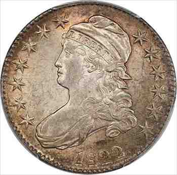 【まとめ買い】 その他アクセサリー・ジュエリー-金貨 銀貨 硬貨 シルバー ゴールド アンティークコイン 1822 50c PCGS AU58