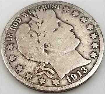 お得爆買い 金貨 銀貨 硬貨 シルバー ゴールド アンティークコイン 1913年理髪師半ドルシリーズのキーコインたった188,000ミント 1913 Barber Half Dの通販はau PAY マーケット - アンティークコイン専門店|商品 格安新品