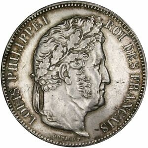 金貨 銀貨 硬貨 シルバー ゴールド アンティークコイン Qアノン ビットコイン トランプ #31937 FRANCE Louis-Philippe 5 Francs 1843 Lil