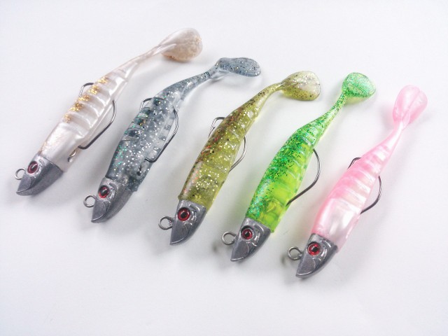 魚の頭 ジグヘッド ワーム ソフトルアー 11cm 16g 5色 セット ヘッドと針が切り離し可能 やわらか素材 シャッドテール 3dの通販はau Pay マーケット 雪見堂 商品ロットナンバー